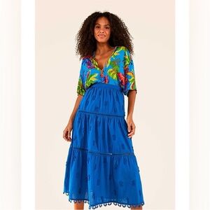 NWT! Farm Rio 3d Pineapple Skirt. Size XS.